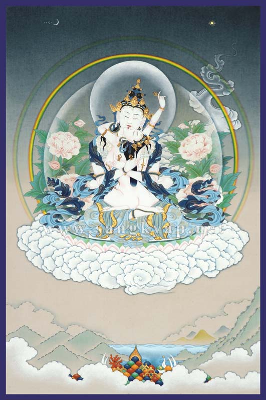 Vajrasattva Father-mother / full image