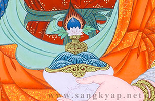 Kapala filled with Amrita