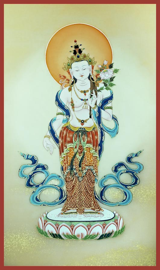 Thangka of Standing Avalokiteśvara - Yoji Nishi