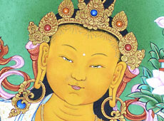 See the detail of Manjushri