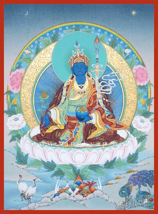 ウギェン・メンラ / タンカ全体像