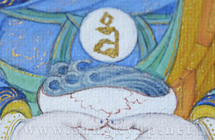 半寂半怒の形相のターラ仏母